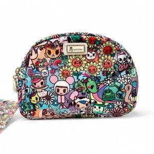 Tokidoki Cosmetic Makeup Bag Travel Stationery Pouch Spring Sunflower Rare NEW
